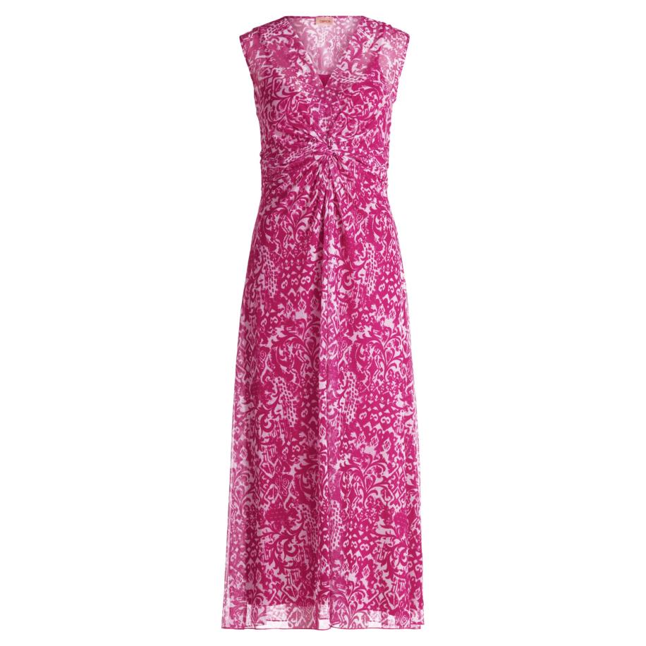 Cartoon Cartoon Jurk fuchsia / wit -