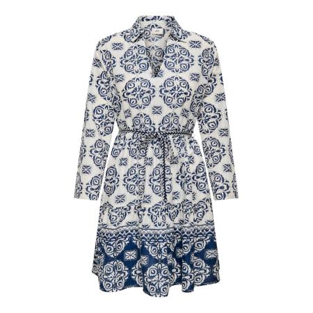 JDY JDY Jurk JDYAnna marine / wit