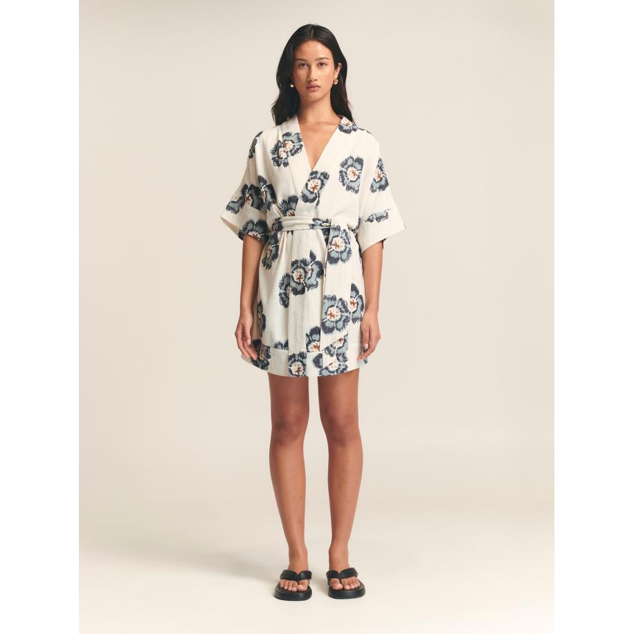 St MRLO St MRLO Jurk Elwood navy / wit -