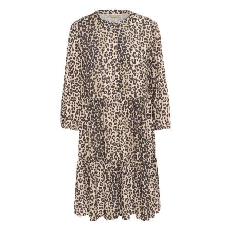 Culture CULTURE Jurk Drea bruin / zwart / eierschaal