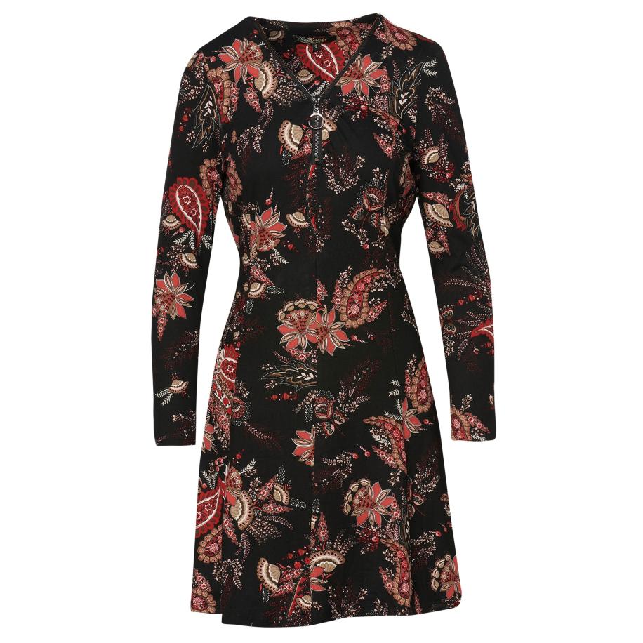 KOROSHI KOROSHI Jurk gemengde kleuren / zwart -