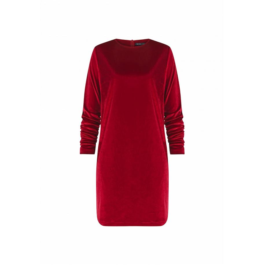 FRESHLIONS FRESHLIONS Jurk Sinah robijnrood -