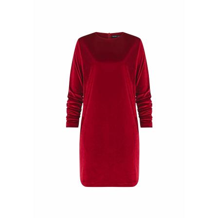 FRESHLIONS FRESHLIONS Jurk Sinah robijnrood