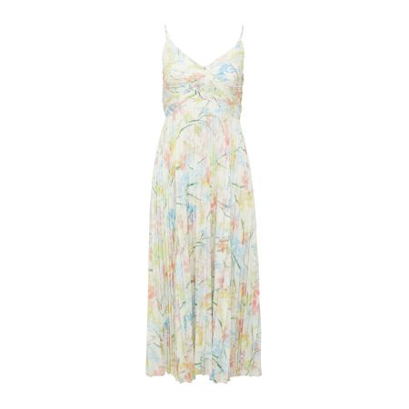 Comma COMMA Jurk gemengde kleuren / wit