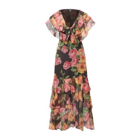 Nasty Gal Nasty Gal Jurk goudgeel / groen / rosa / zwart