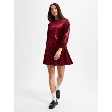 Marie Lund Marie Lund Jurk Sareply bordeaux