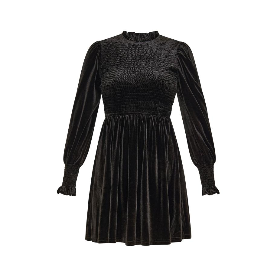 usha BLACK LABEL Jurk zwart Zwart