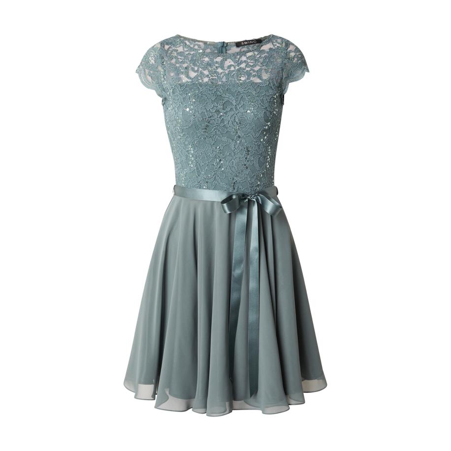 Swing SWING Cocktailjurk duifblauw -