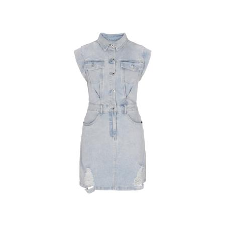 NALLY NALLY Blousejurk blauw denim