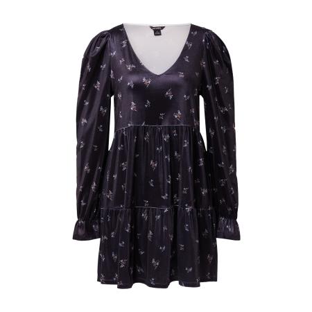 Monki Monki Jurk marine / hemelsblauw / roestrood