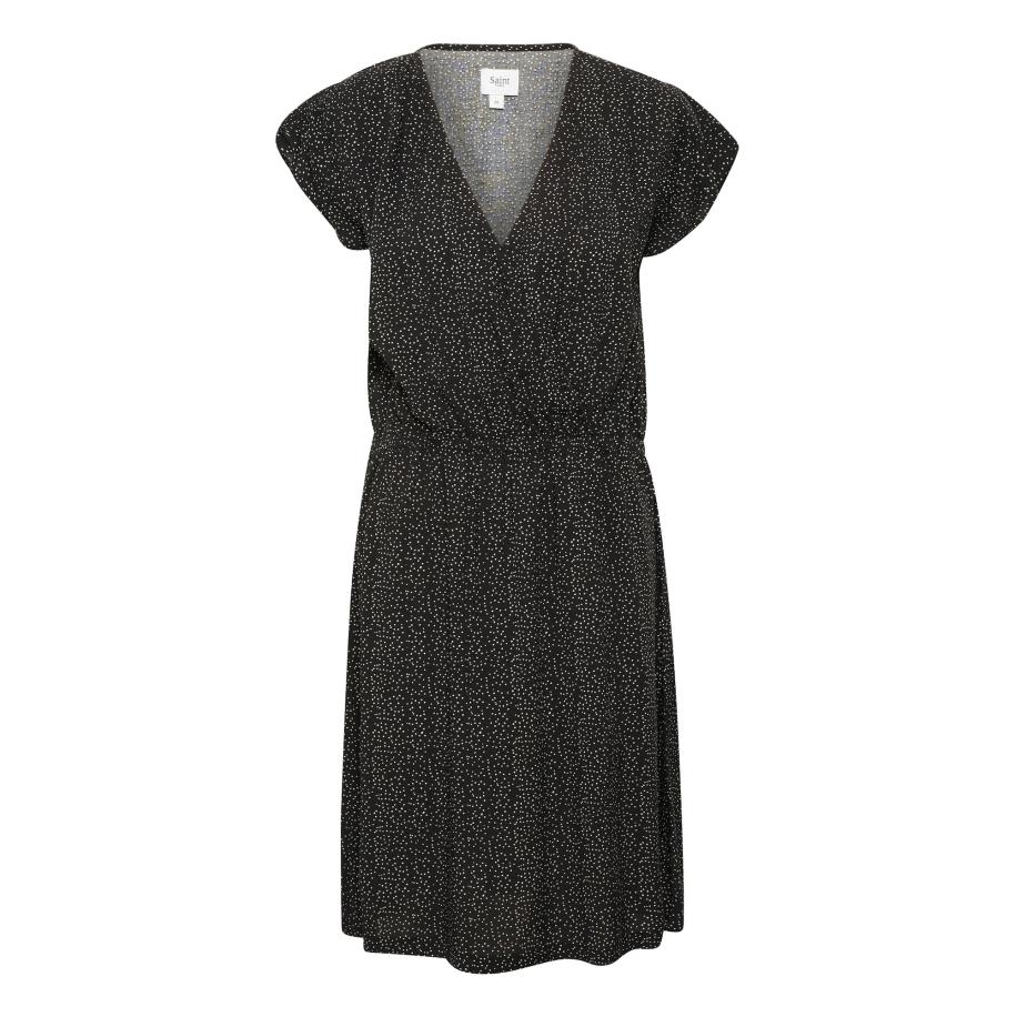 Saint Tropez SAINT TROPEZ Jurk Edua grijs / zwart -