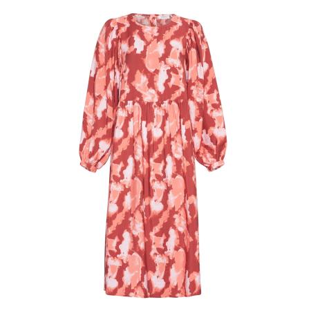 MSCH COPENHAGEN Jurk Ladonna abrikoos / kreeft / lichtoranje