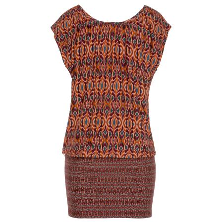Lascana LASCANA Jurk bruin / oranje