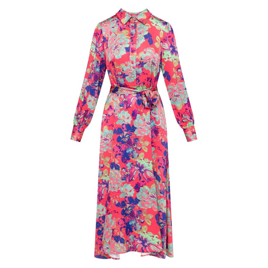 Quiosque Quiosque Blousejurk 4VF005 gemengde kleuren -