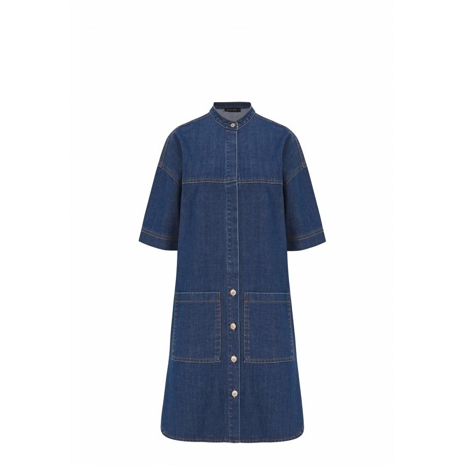 FRESHLIONS FRESHLIONS Jurk Josy blauw denim -