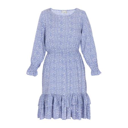 FELIPA FELIPA Jurk Fashion Look blauw / wit