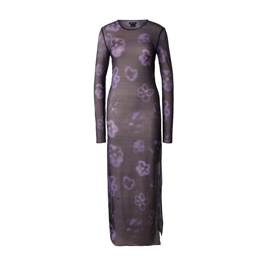 Monki Monki Jurk sering / zwart -