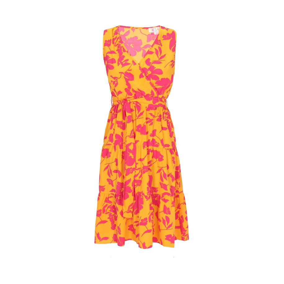 IZIA IZIA Jurk donkeroranje / pink -