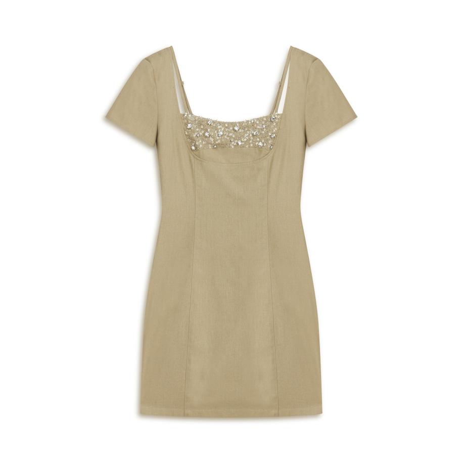 Twist Twist Jurk beige -