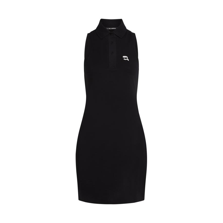 Karl Lagerfeld Karl Lagerfeld Jurk Ikon zwart -