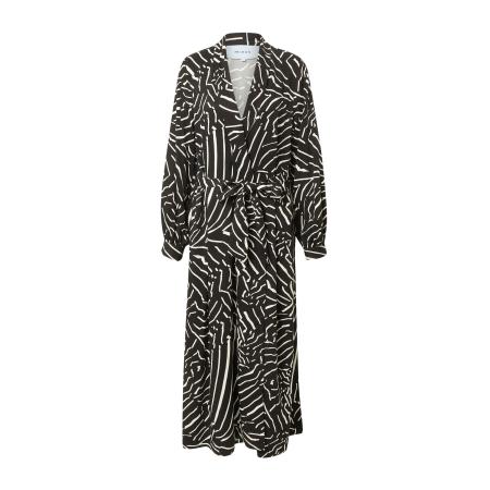 Minus minus Jurk Kassandra zwart / wit