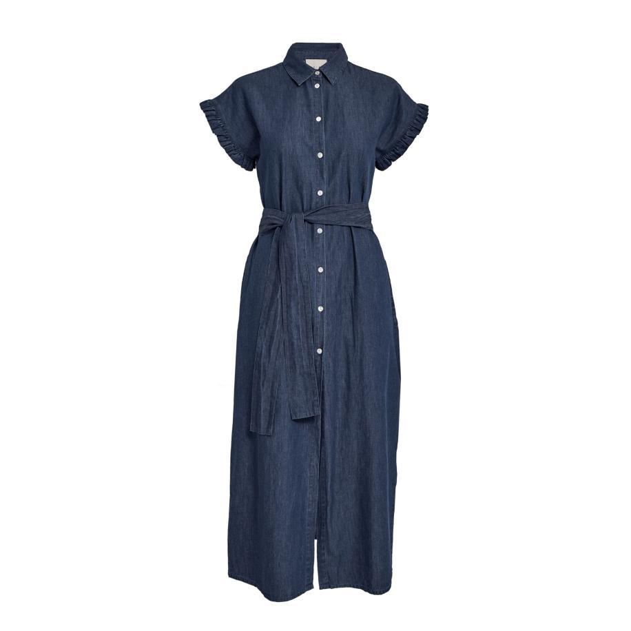 Desires DESIRES Jurk Darlene blauw denim -