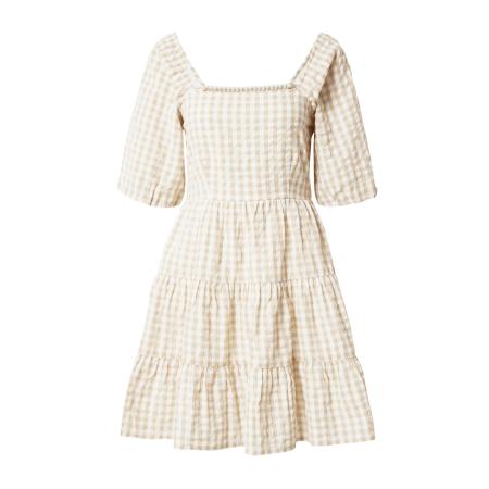 ABOUT YOU Daahls by Emma Roberts exclusively for ABOUT YOU Jurk Sunny beige / wit