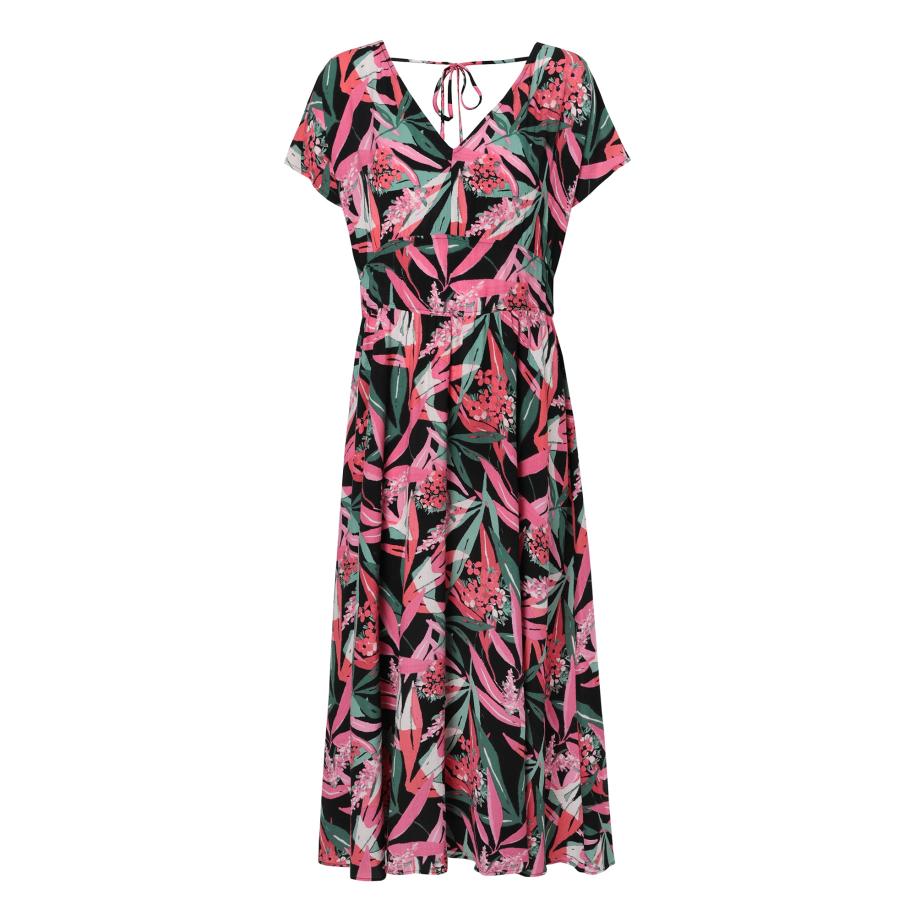 TATUUM Jurk groen / pink / zwart Multicolor