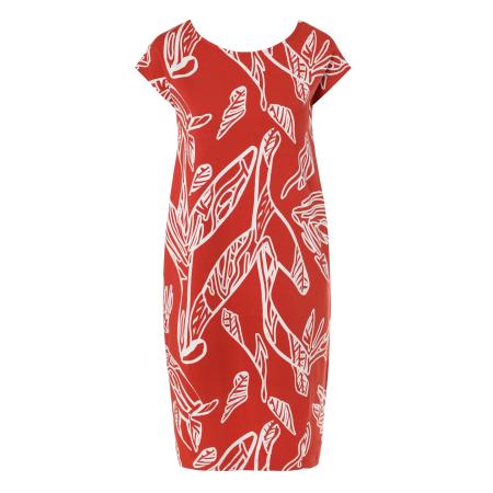 TATUUM TATUUM Jurk Koka lichtbeige / lichtrood