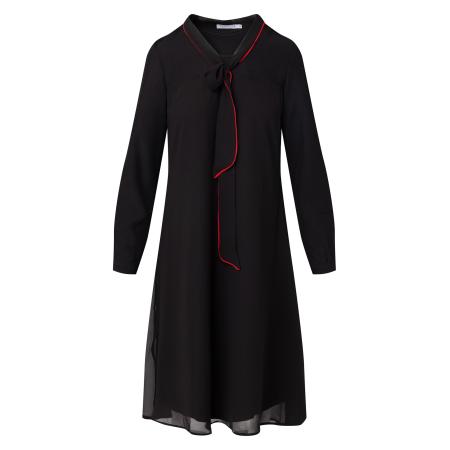 Quiosque Quiosque Jurk bloedrood / zwart gemêleerd