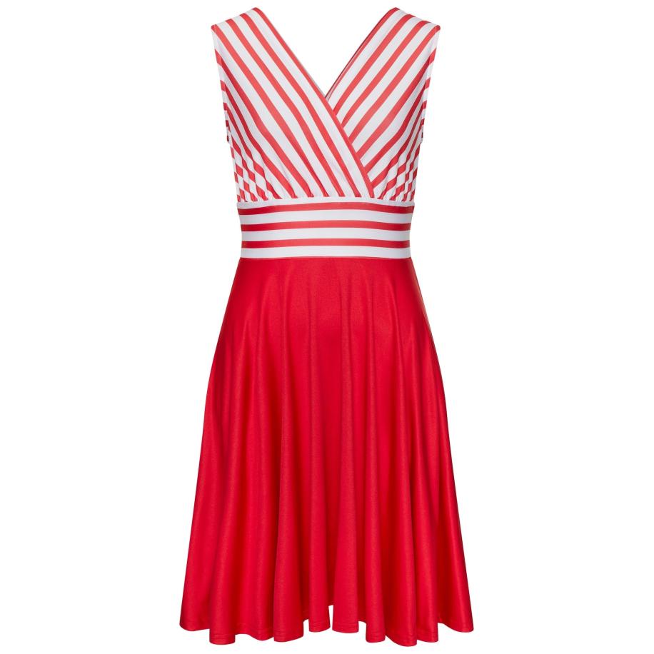 Lascana LASCANA Zomerjurk rood / wit -