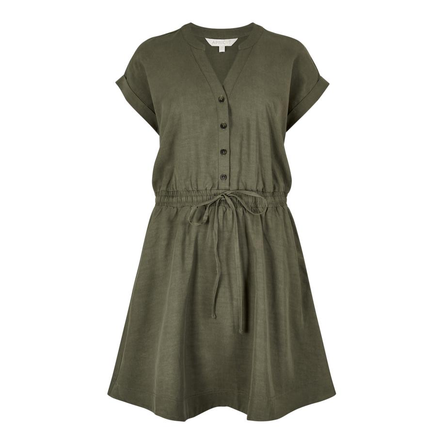 Apricot Apricot Zomerjurk kaki -