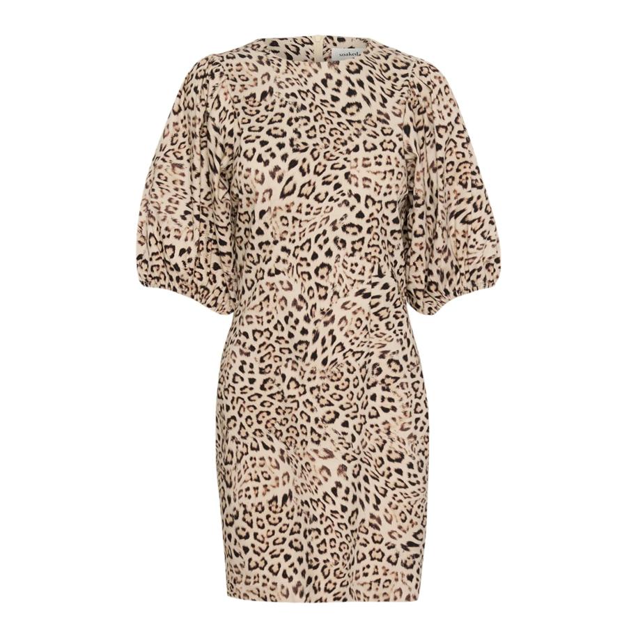 Soaked in Luxury SOAKED IN LUXURY Jurk SLZazu Dolore beige / zwart -