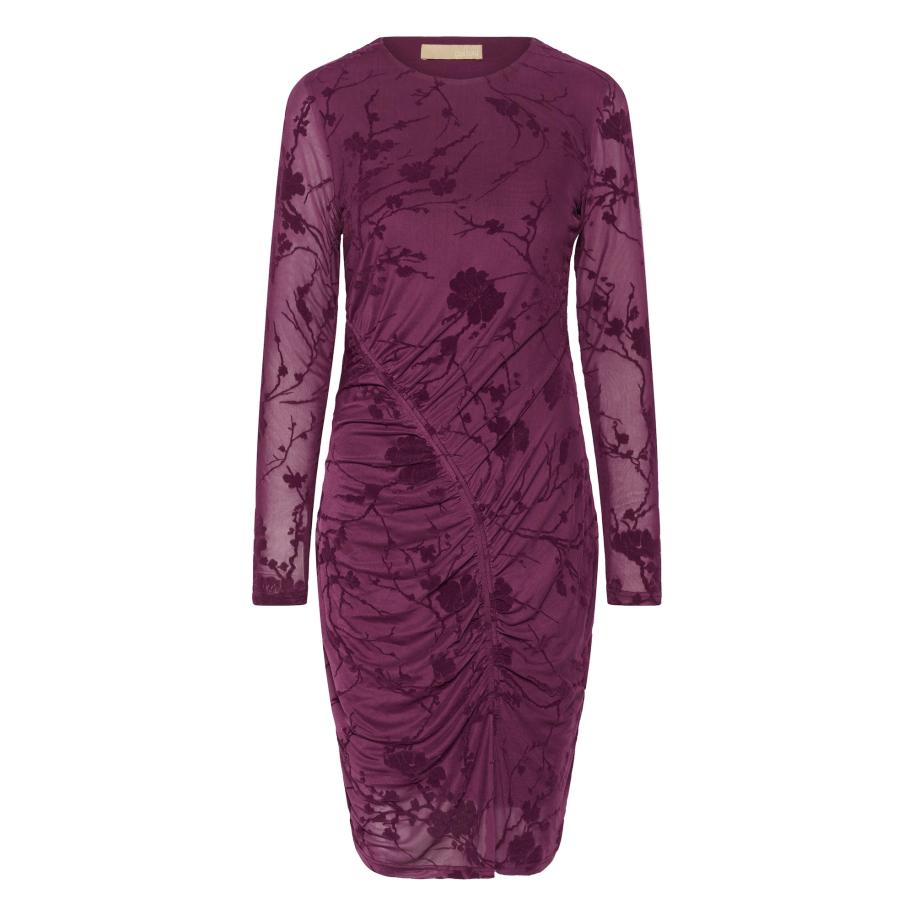 Culture CULTURE Jurk wijnrood -