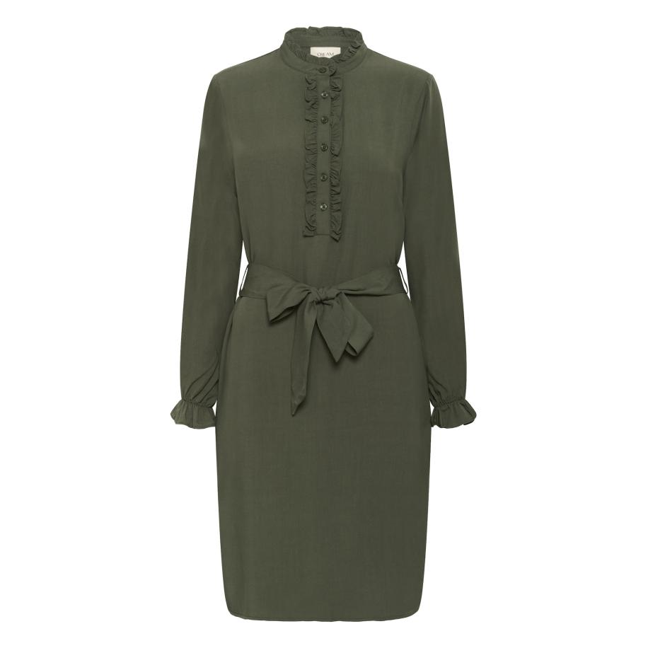 Cream Cream Jurk Venea kaki -