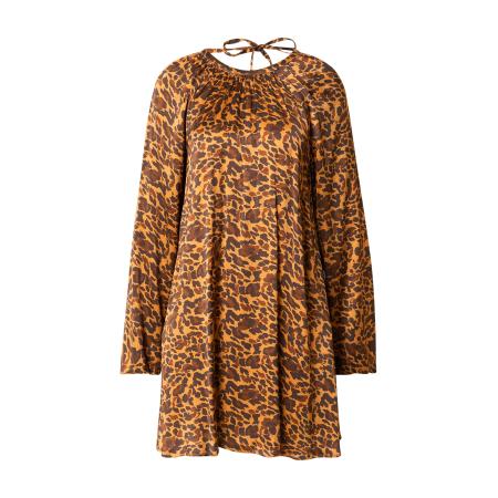 FRNCH PARIS FRNCH PARIS Jurk Paz bruin / chocoladebruin / pueblo