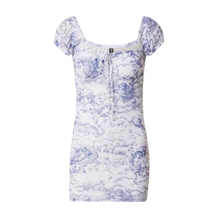 Motel Motel Jurk Gaina donkerlila / wit