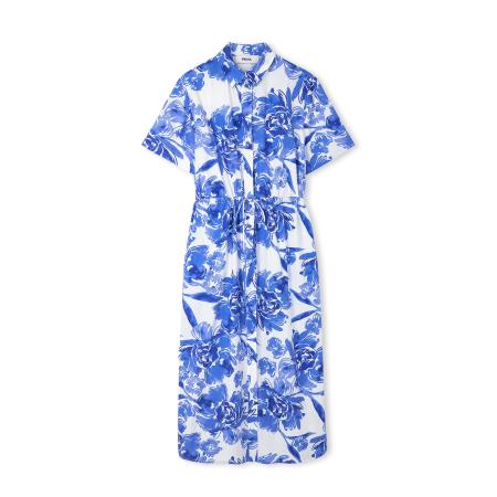 Ipekyol Ipekyol Jurk blauw / wit