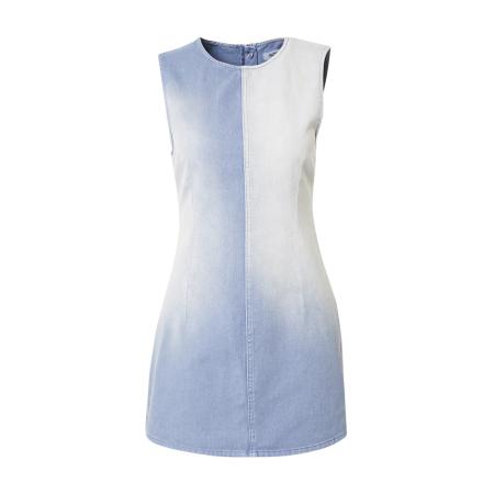 Monki Monki Jurk blauw / lichtblauw