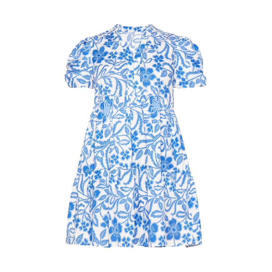 FELIPA FELIPA Jurk Fashion Look royal blue/koningsblauw / hemelsblauw / wit -