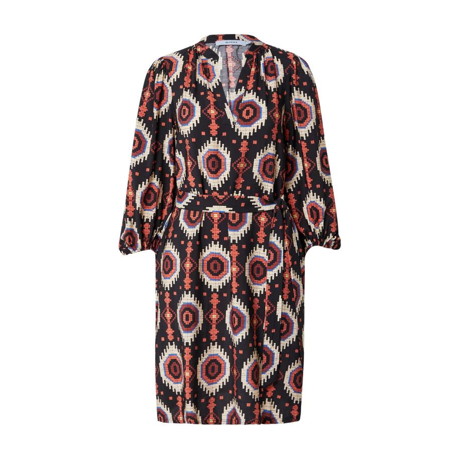 Minus minus Jurk ivoor / royal blue/koningsblauw / koraal / zwart -