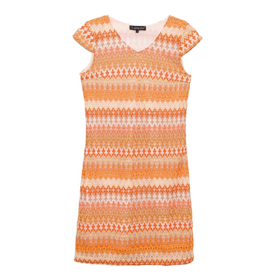 No Matter What No Matter What Jurk champagne / oranje / kreeft / wit -