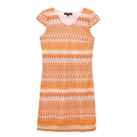 No Matter What No Matter What Jurk champagne / oranje / kreeft / wit