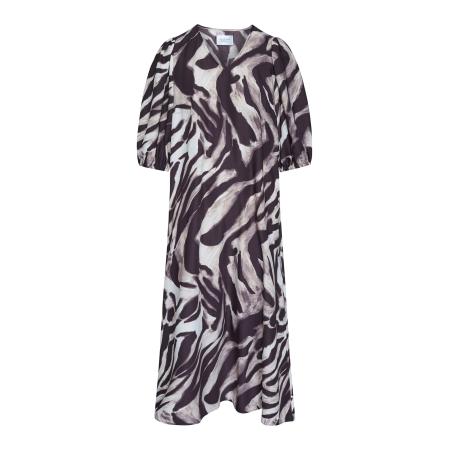 SISTERS POINT Jurk VENTIA aubergine / sering / wolwit