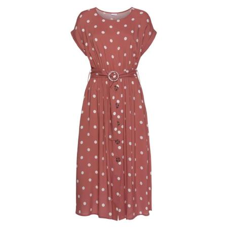 Lascana LASCANA Jurk rood / wit