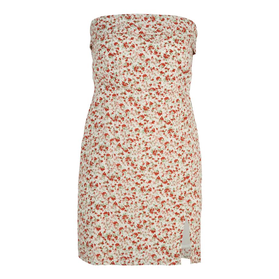 Aeropostale AÉROPOSTALE Zomerjurk ecru / smaragd / rood / pastelrood -