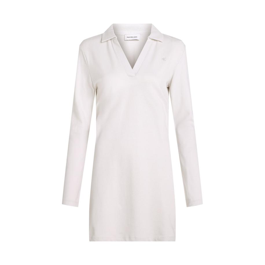 Calvin Klein Calvin Klein Jeans Jurk wit -