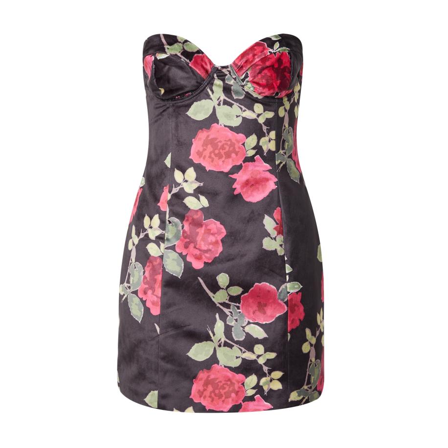 Nasty Gal Nasty Gal Cocktailjurk groen / rood / zwart -