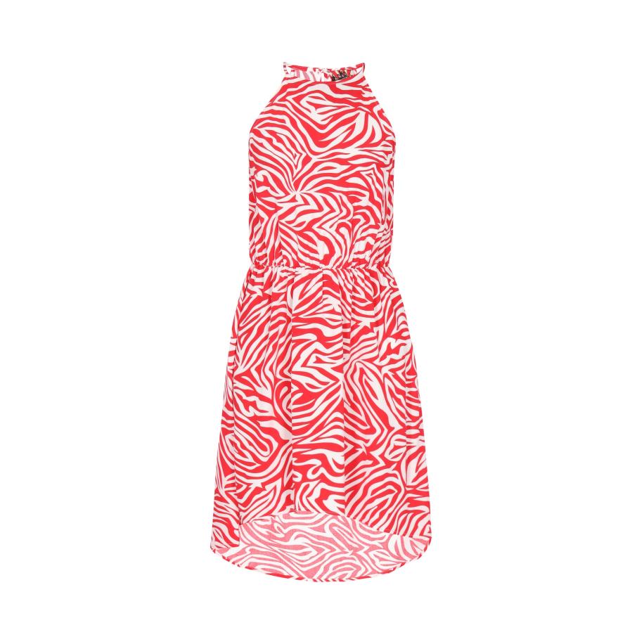 MYMO myMo ROCKS Zomerjurk rood / wit -