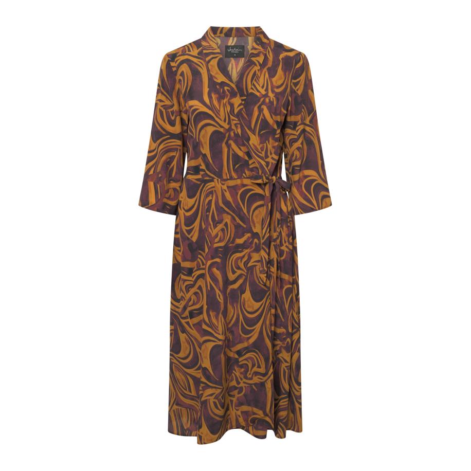 Jascha Stockholm Jascha Stockholm Jurk Justine bruin / donkerbruin -